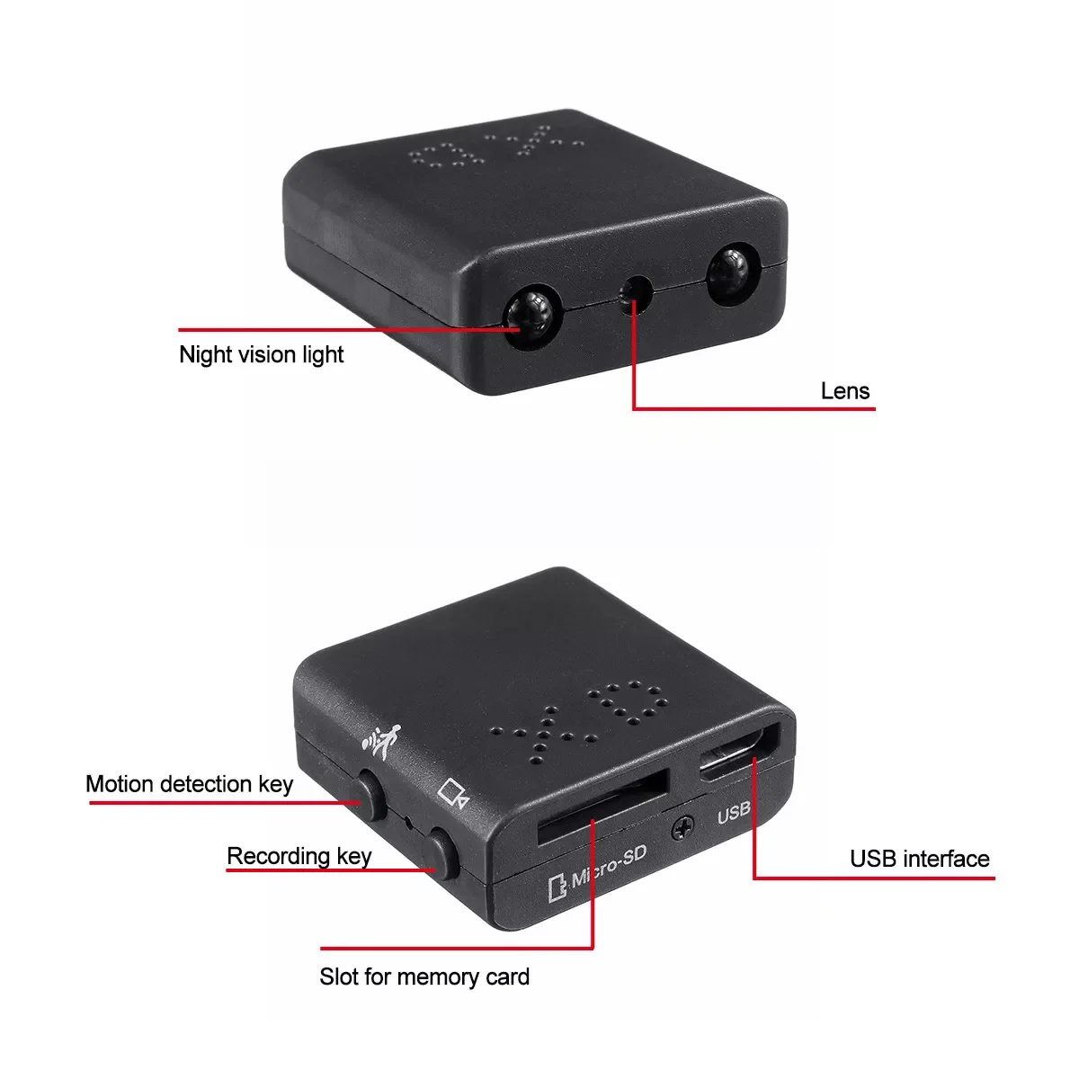 

1080P Wifi Mini Cameras Sensor Audio Micro Camcorders Wireless Video Recorder Infrared Night Vision Security Cam