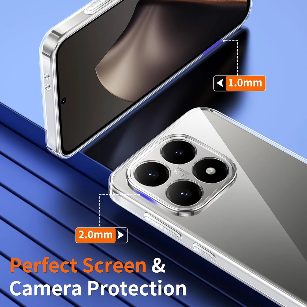 Фото Прозрачный мягкий чехол из силикона для Xiaomi 17, 17T, 15, 15T, 14, 14T, 13, 13T, 12, 12T, 12X, 11T, Mi 11 Lite, Pro, 11i – ультратонкий №4