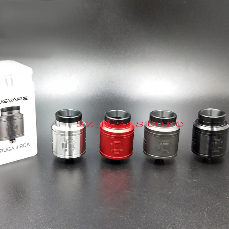 

Newest DRUGA 2 RDA 24mm Single/Dual Coil Rebuildable Vape Tank Atomizer Configuration PEEK Insulator vs Apocalypse GEN 2 RDA