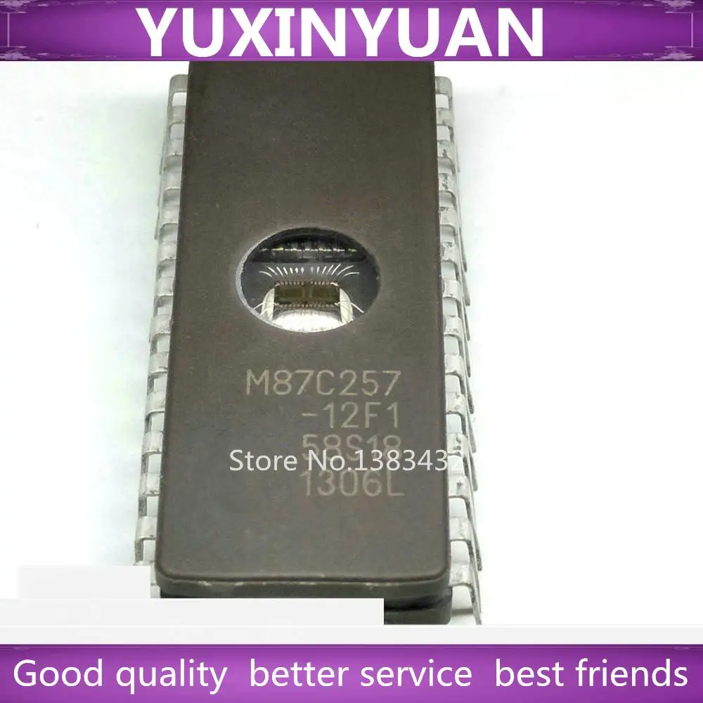 

10 шт./лот M87C257-12F1 M87C257 CDIP