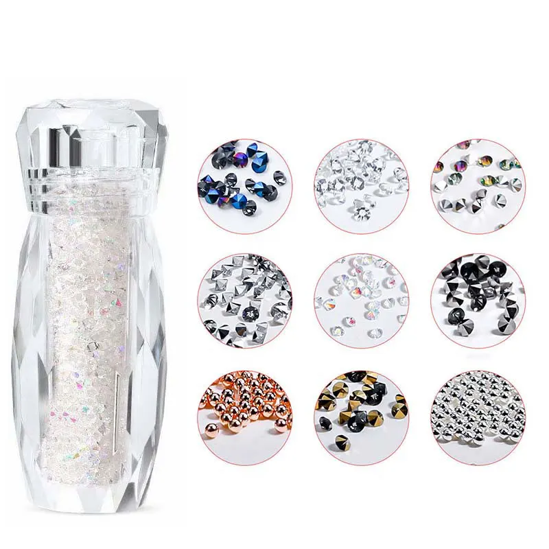 3000 шт. стеклянные стразы для ногтевого дизайна мини-кристаллы - Цена: 365.72