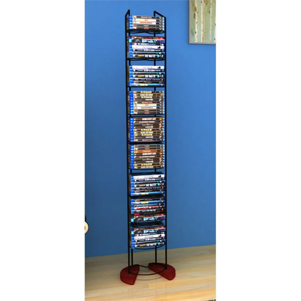 

Atlantic 58" Wire Frame Media Storage Tower (97 Disc Capacity) cd stand cd storage stand para cd