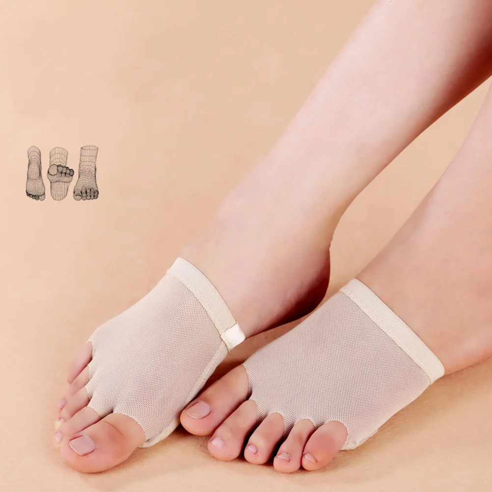 

Ballet Thong Sole Paws Pad Mesh Cloth Dancing Shoes Forefoot Pads Toe Undies For Girl ( )