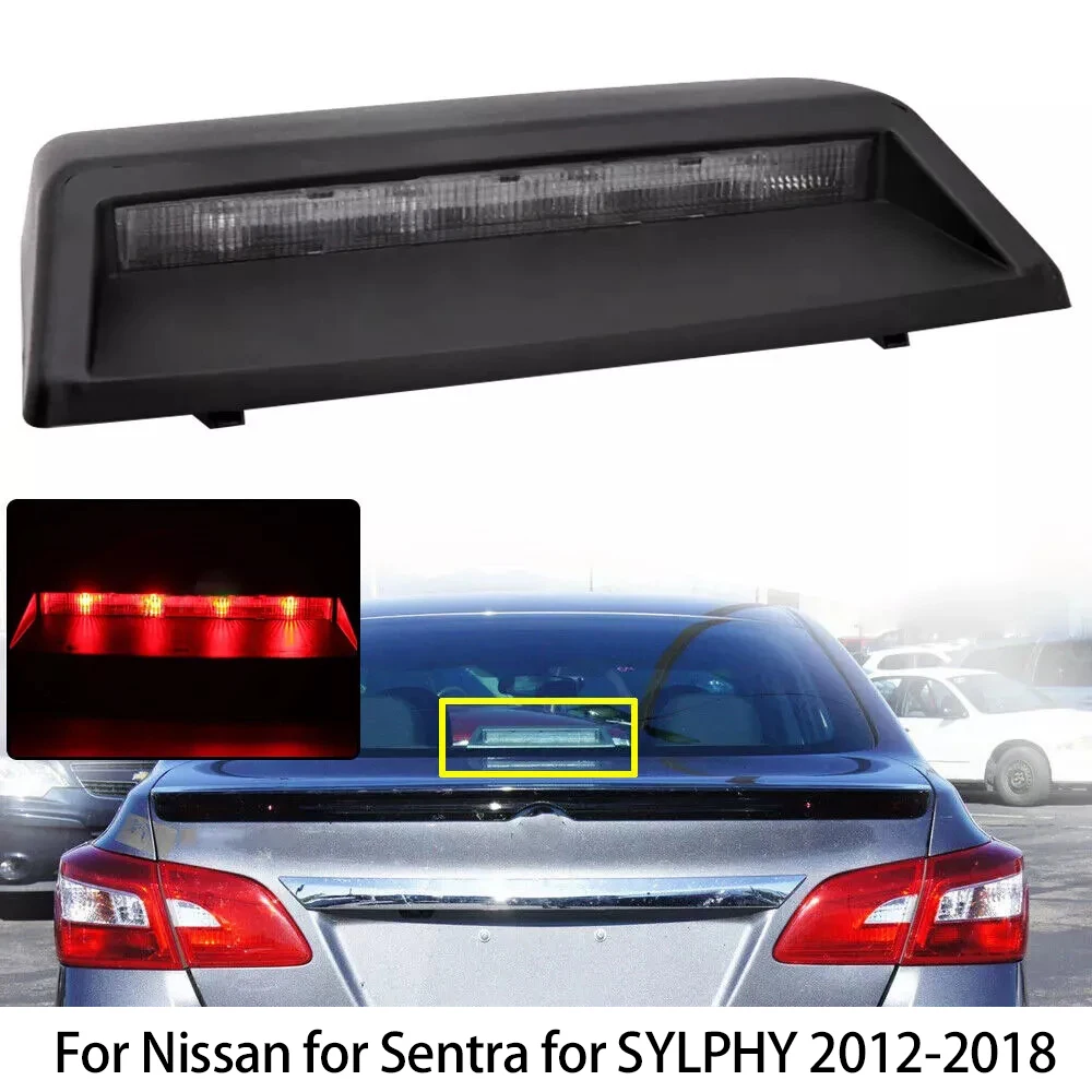 Для Nissan для Sentra 2012-2018 High 3-й третий стоп-сигнал черная запасная часть аксессуары