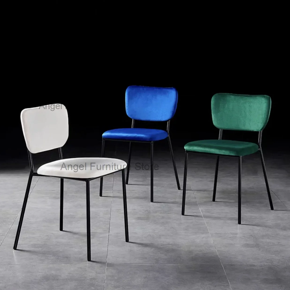 Дизайнерские обеденные стулья в скандинавском стиле современные золотистые для