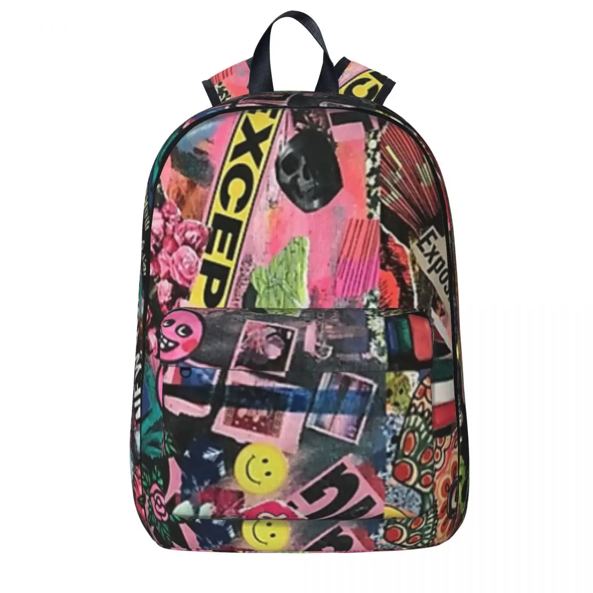 

NYC Graffiti Skulls And Words Backpacks Boy Girl Bookbag Students School Bags Cartoon Kids Rucksack Travel Rucksack Shoulder Bag