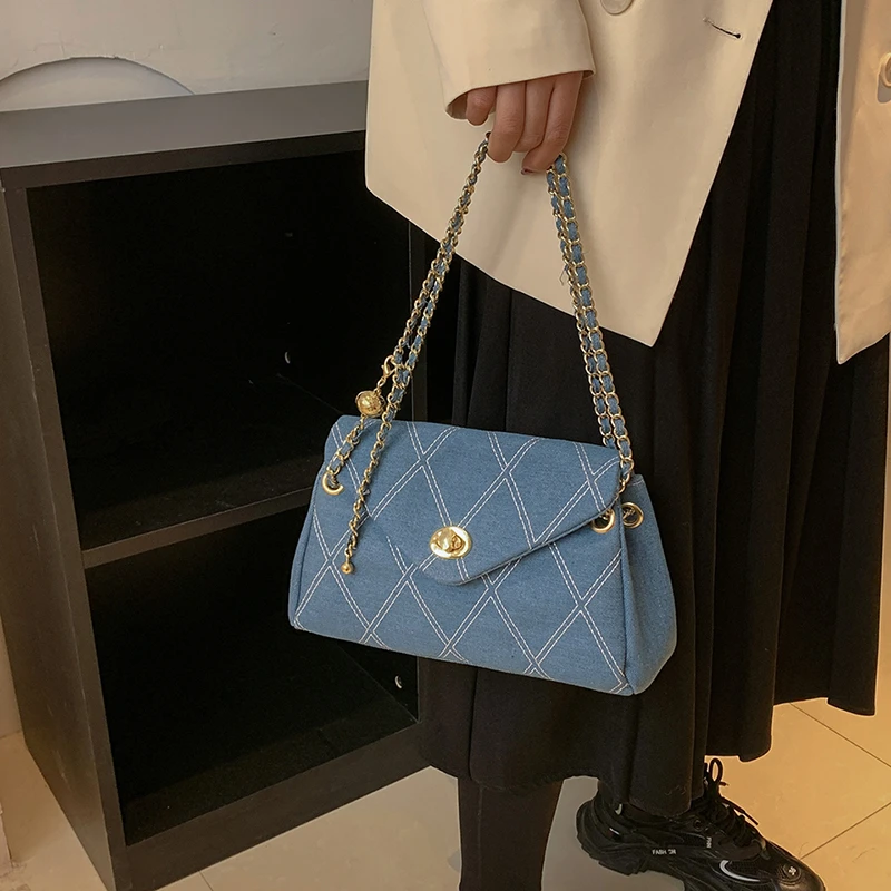 High Sense Small Vintage Bag Women 2023 New Fashion Autumn And Winter Versatile Square Texture Crowd Single Shoulder Cross
