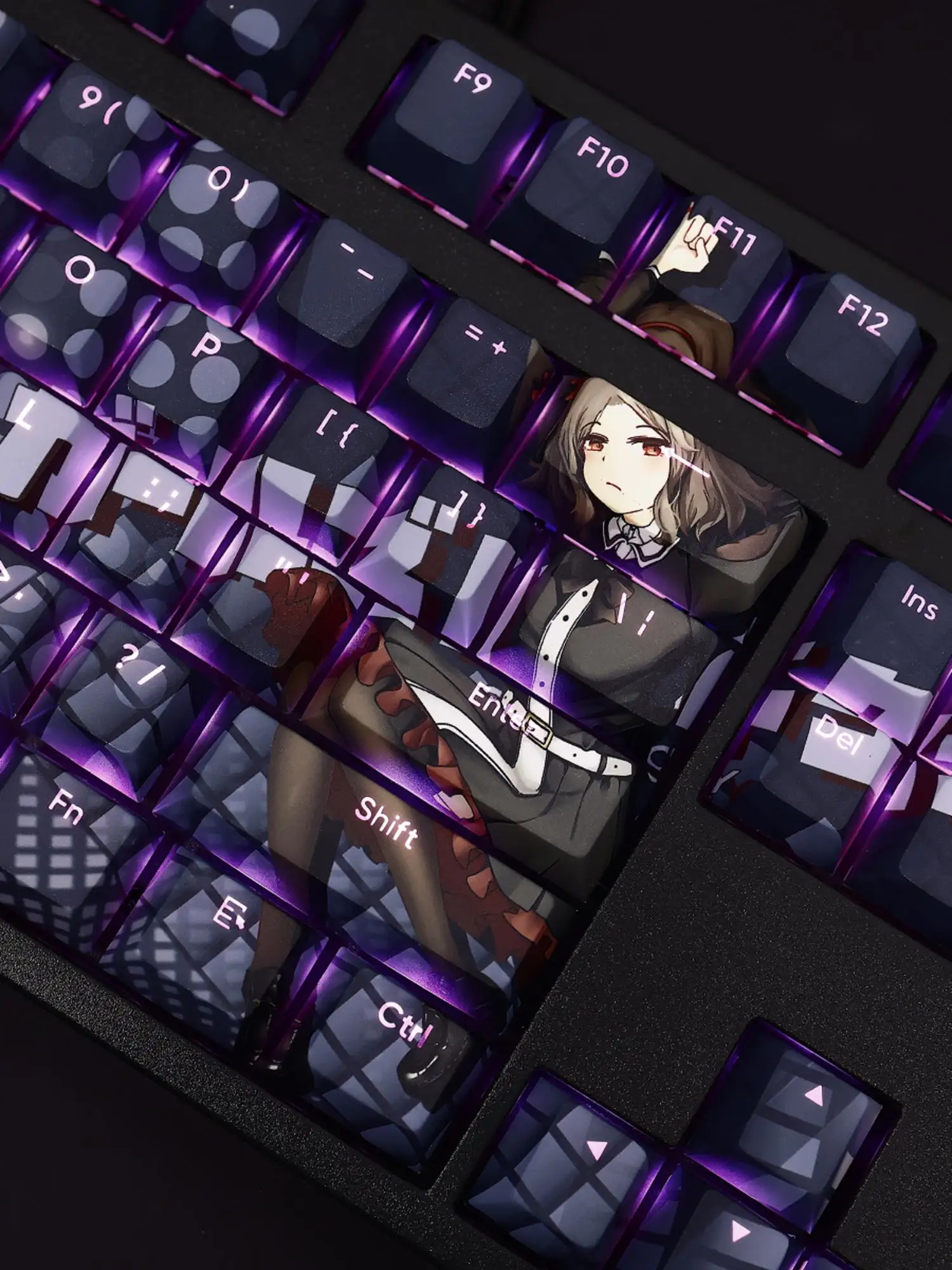 Tomo Ebizuka PBT 108 колпачки для ключей Girls Band Cry крышка сублимационная Cherry Cross Axis колпачок