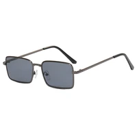 small fashion ladies square sunglasses women alloy frame sun glasses female shades men oculos de sol gafas male