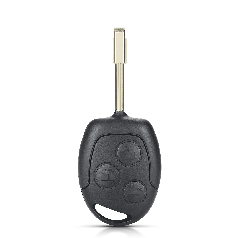 

KEYYOU 3-кнопочный корпус дистанционного ключа автомобиля для Ford Mondeo Focus 2 3 Festiva Fiesta Transit, чехол для ключа без выреза FO21 HU101 Blade