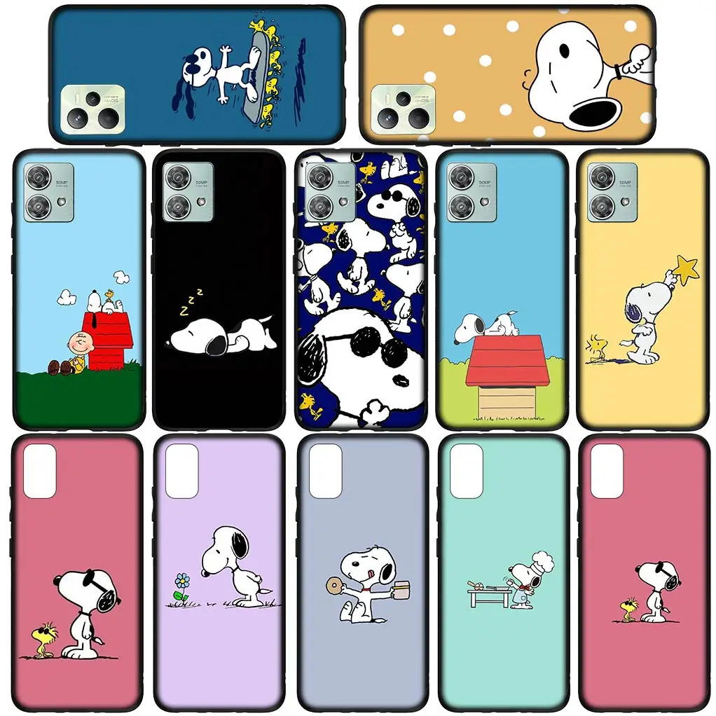 Чехол для телефона Comics S-Snoopys Anime Dog Motorola Moto E32 G30 G50 G60 G40 G51 G52 G41 G42 G71 E7 G100 мягкий чехол