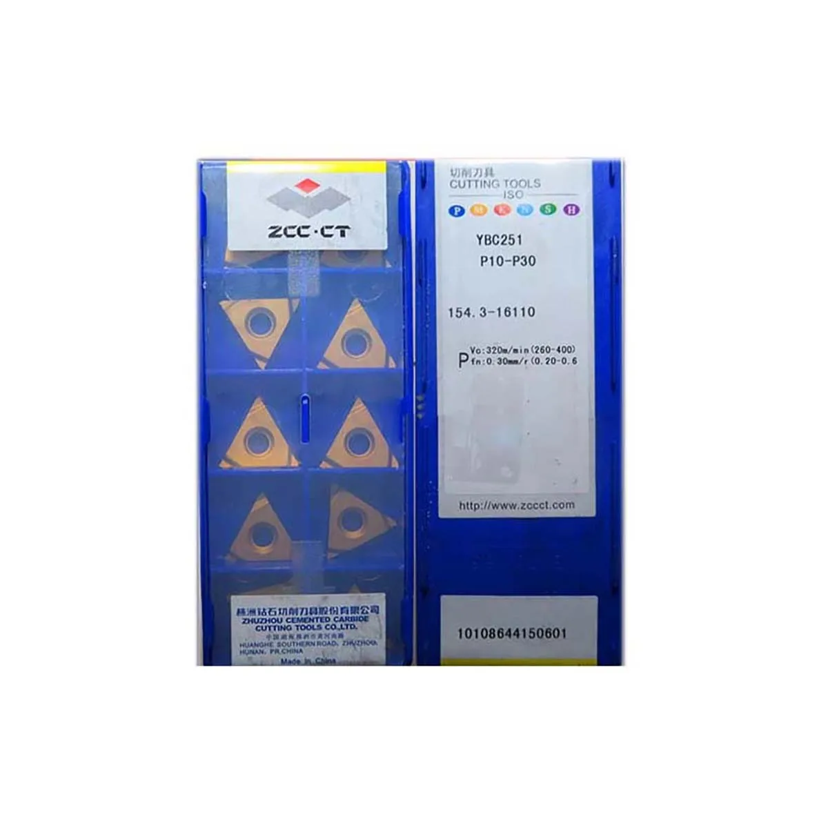 

ZCC CT 100% Original 154.3 16265 16185 16160 16130 16110 YBC251 Treading Turning Toos Insert
