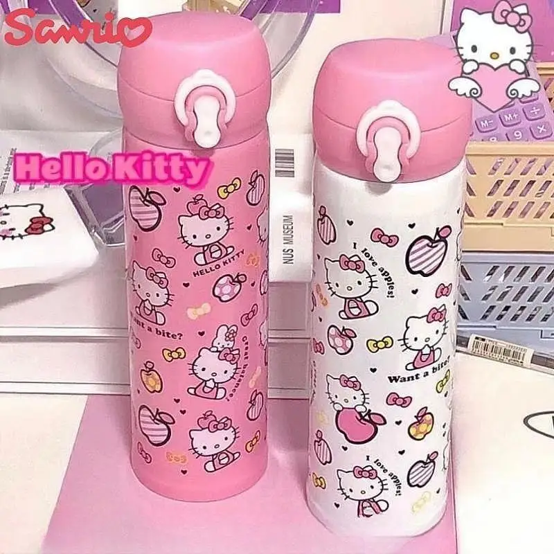 Pink Cartoon Stainless Steel Thermal Gift Bottle