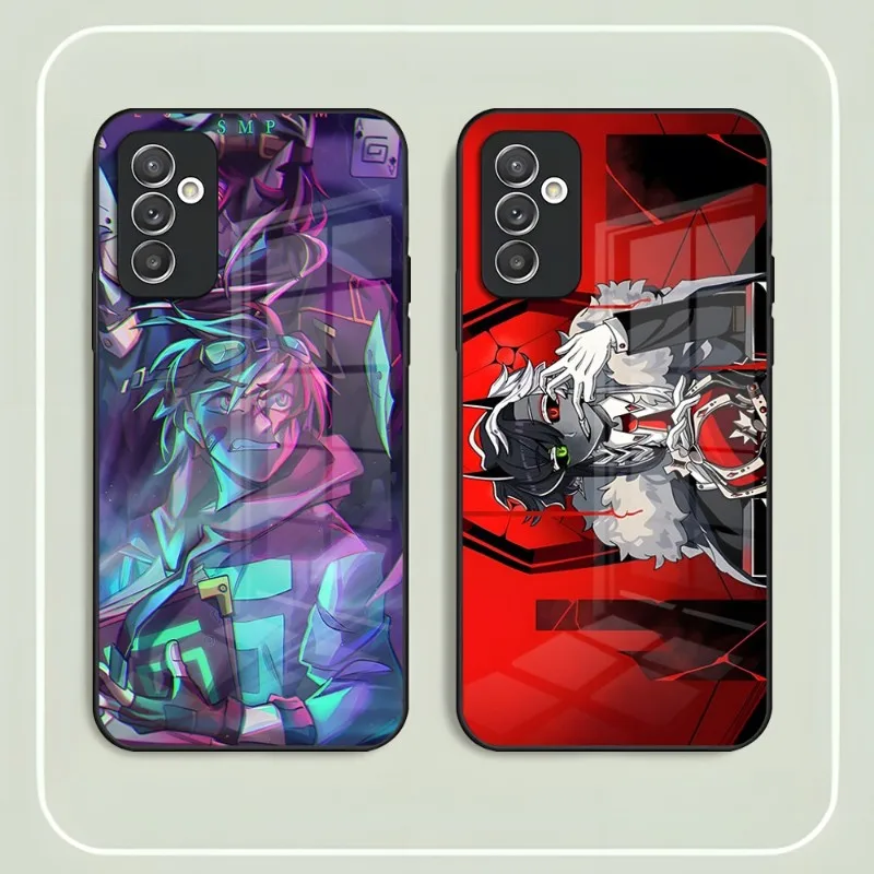 Крутой стеклянный чехол для телефона Ranboo Dream Smp для Samsung A14 A54 A34 A21 A22 A52 A71 A20 A33 A12 A51 A40 A10 A32 A72 A30, чехол
