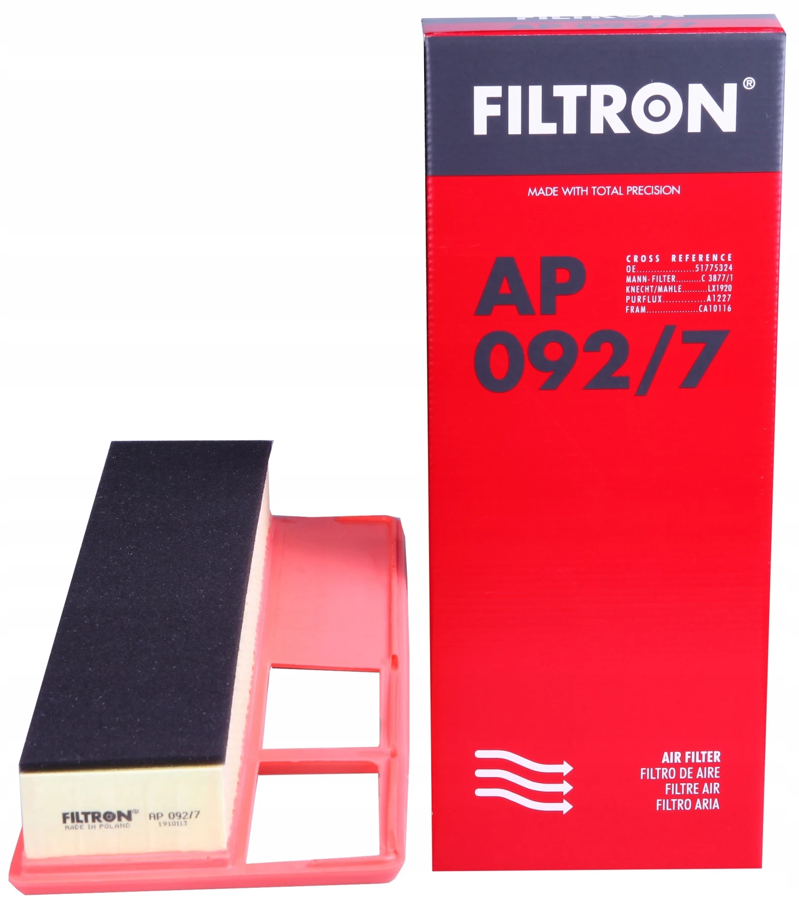 

Фильтрующий воздушный фильтр AP092/7