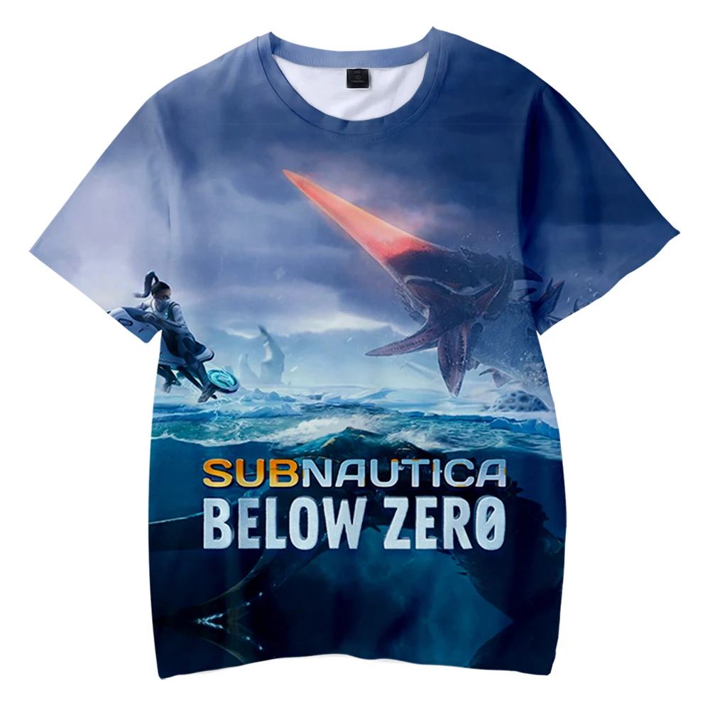 

Subnautica Below Zero 3D Printed Kids T Shirt Fashion Casual Cartoons T-shirt Boys Girls Harajuku Children's Clothing For Girls