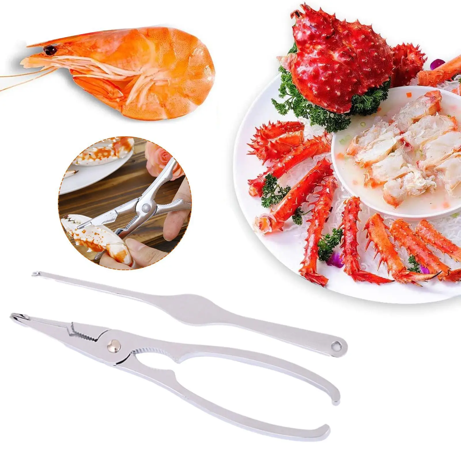 

Набор стальных щипцов для резки моллюсков, кракеров, морепродуктов