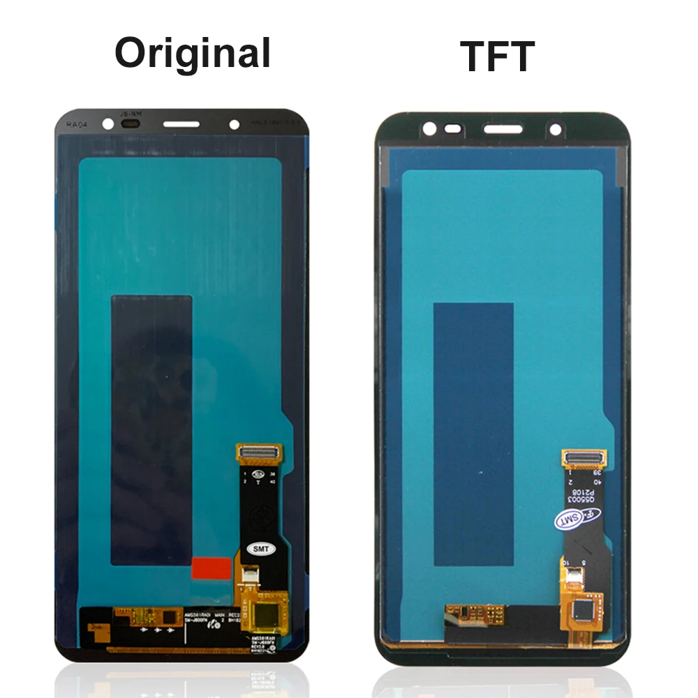 TFT-экран для Samsung Galaxy J6 2018 J600 J600F J600Y ЖК-дисплей с сенсорным экраном и дигитайзером в