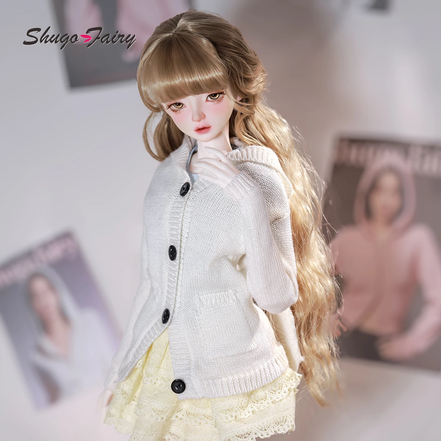 Фото Кукла BJD ShugaFairy Libra I, 1/4, полный комплект, шарнирная, высококачественная, в стиле «девушка по соседству», ручная работа, коллекционная игрушка для девочек №3