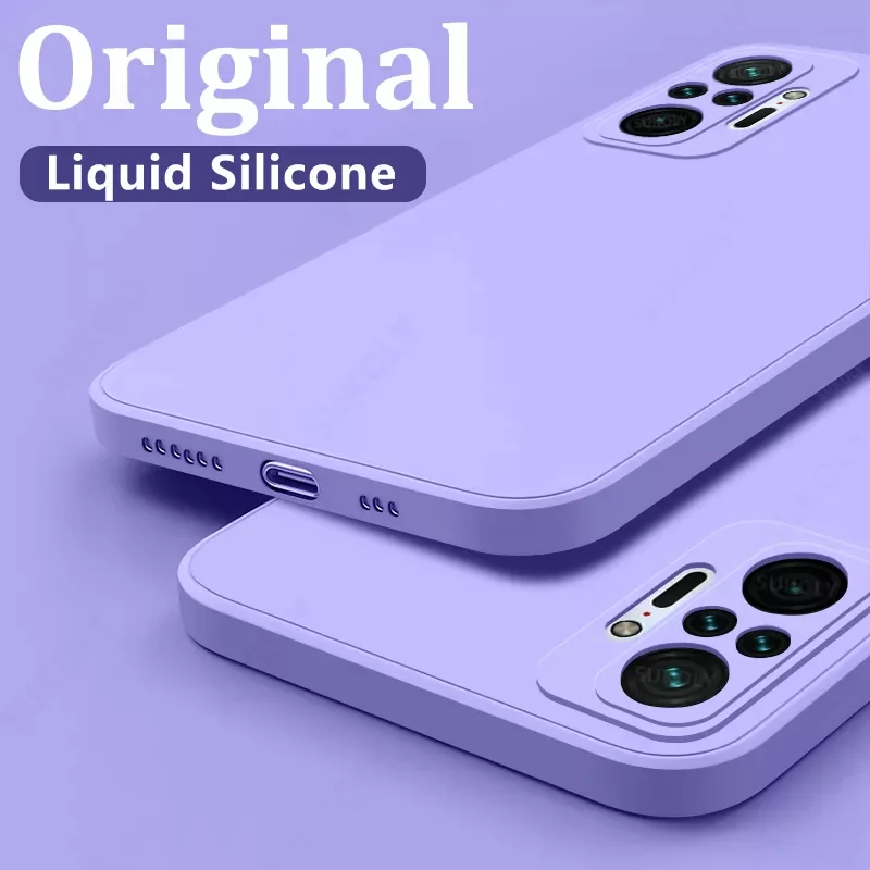 

Square Liquid Silicone Case For Redmi Note 10 4G 10s 10 Redmi Note 11 Pro Mi 11 Lite 5G 11T M4 Pro K40S K50 Pro