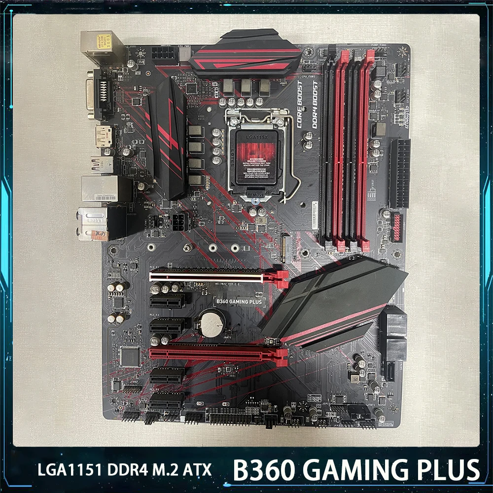 

B360 GAMING PLUS For Msi LGA1151 DDR4 64G SATA3*5 M.2 USB3.1 ATX Desktop Motherboard Original Quality Fast Ship