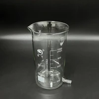 shuniu beaker in tall form with lower tube 1000mlbeaker with tubulesouter diameter98mmheight198mmlaboratory beaker