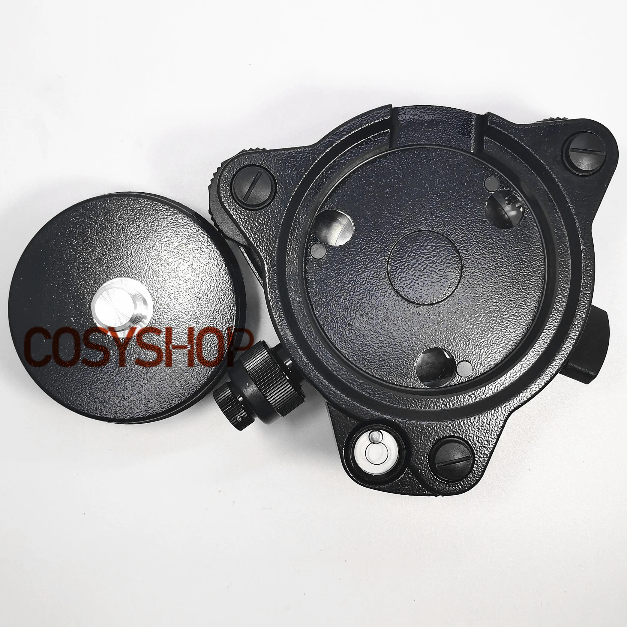 Черная требраха с оптическим вертикальным и GPS-адаптером, крепление 5/8"х11 с вращающимся винтом для тахеометра GNSS.