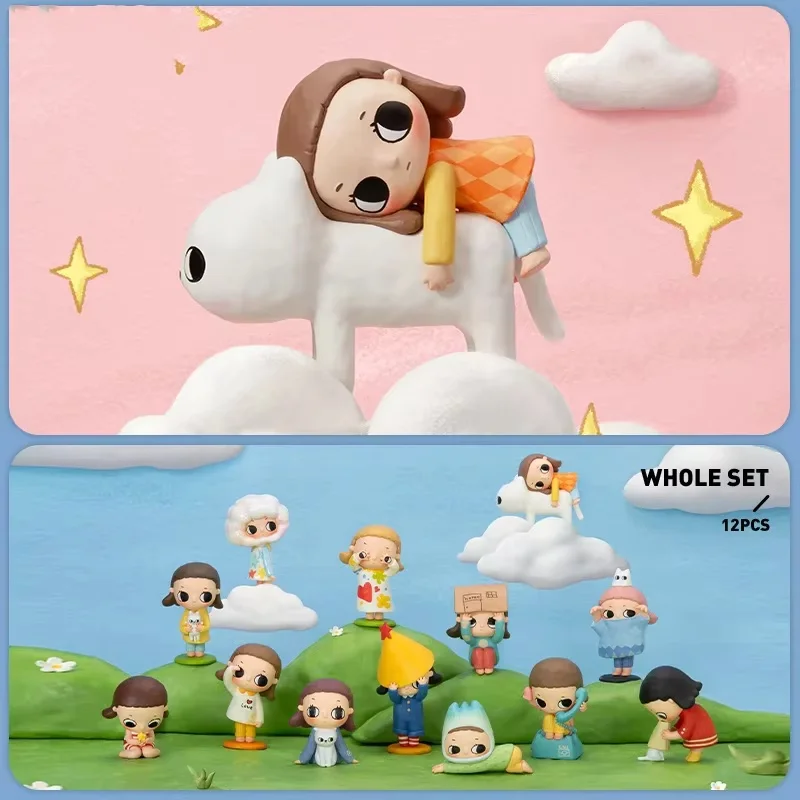 Pop Mart Nyotas Flauschige Life Series Guess Bag Original Toys Doll Cute Action Anime Figure Desktop Ornaments Collection