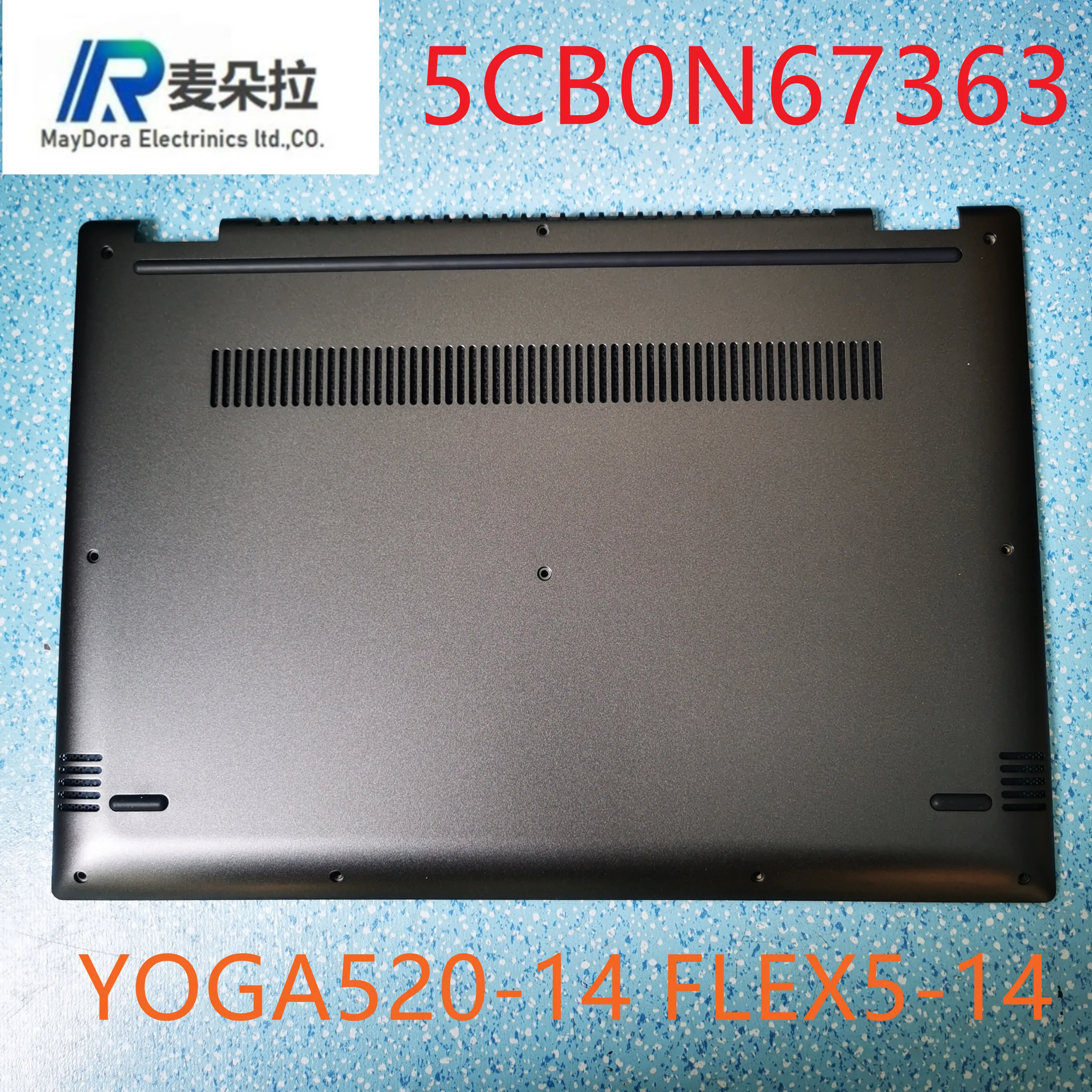 

Laptop case for LENOVO YOGA520-14 FLEX5-1470 1480 1435 Series Laptop bottom base Low case BLACK 5CB0N67363
