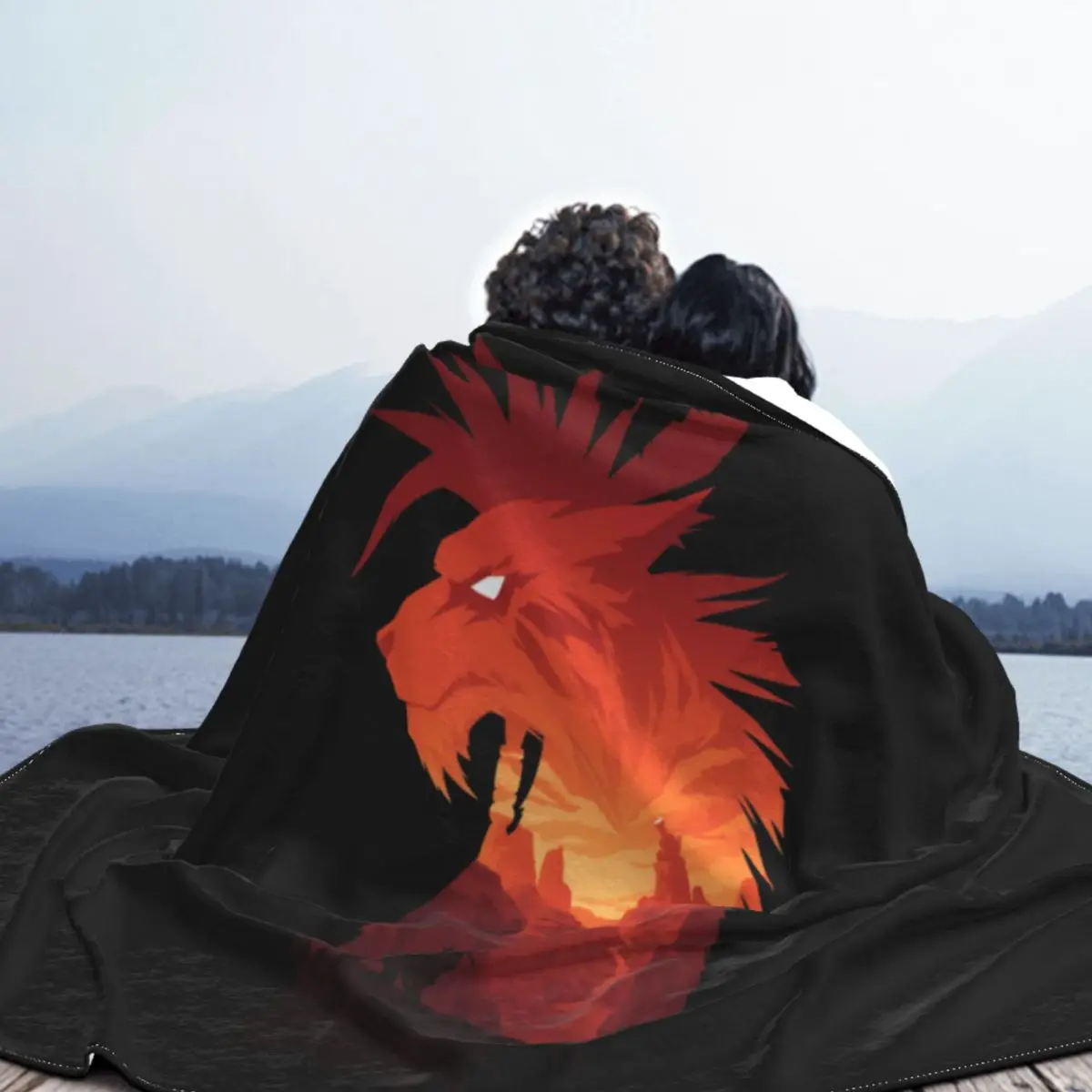 Ретро Фэнтези 7 красный 13 13-летий винтажный подарок для Menfunny дизайнерское одеяло