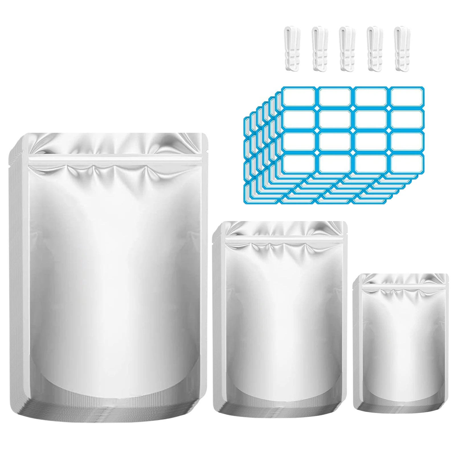 

Пакеты из майлара 100, пакеты для хранения продуктов, пакеты из майлара для зерен, пшеницы, риса, стоячие мешки из майлара, Перезаправляемые ме...