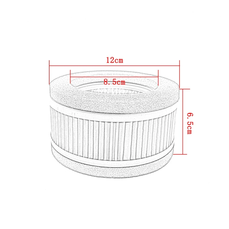 Воздушный фильтр мотоцикла для GY6 125Cc 150Cc 152QMJ 157QMJ скутер мопед ATV картинг