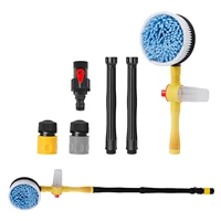 car wash brush car cleaning kit 360%c2%b0 spin car wash mop high pressure foam car cleaning brush detachable extendable scrub brush