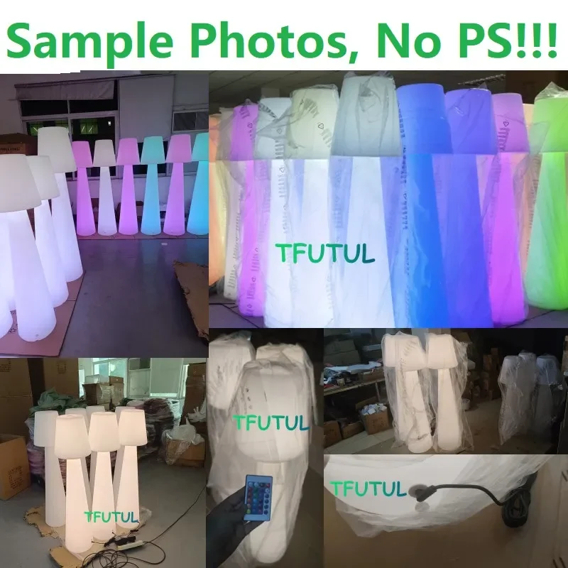 Водонепроницаемые светодиодные напольные лампы RGB с дистанционным управлением и