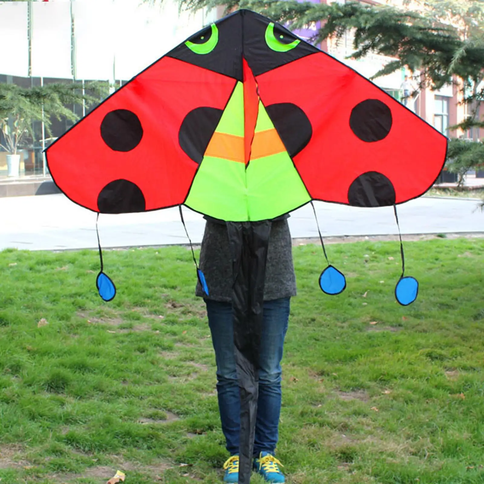 

Fly Kite Easy to Fly Triangle Kite Huge Wingspan Delta Kite for Sports Beach