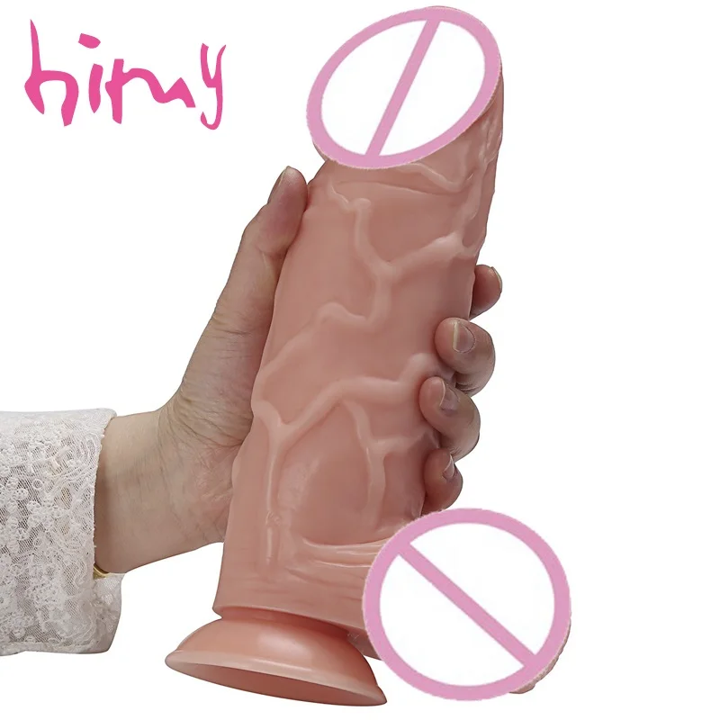 

Large Thick Dildo Suction Cup, Realistic Penis Huge Dong Big Cock Dick Adult Female Masturbate Erotic Sex Toys for Women