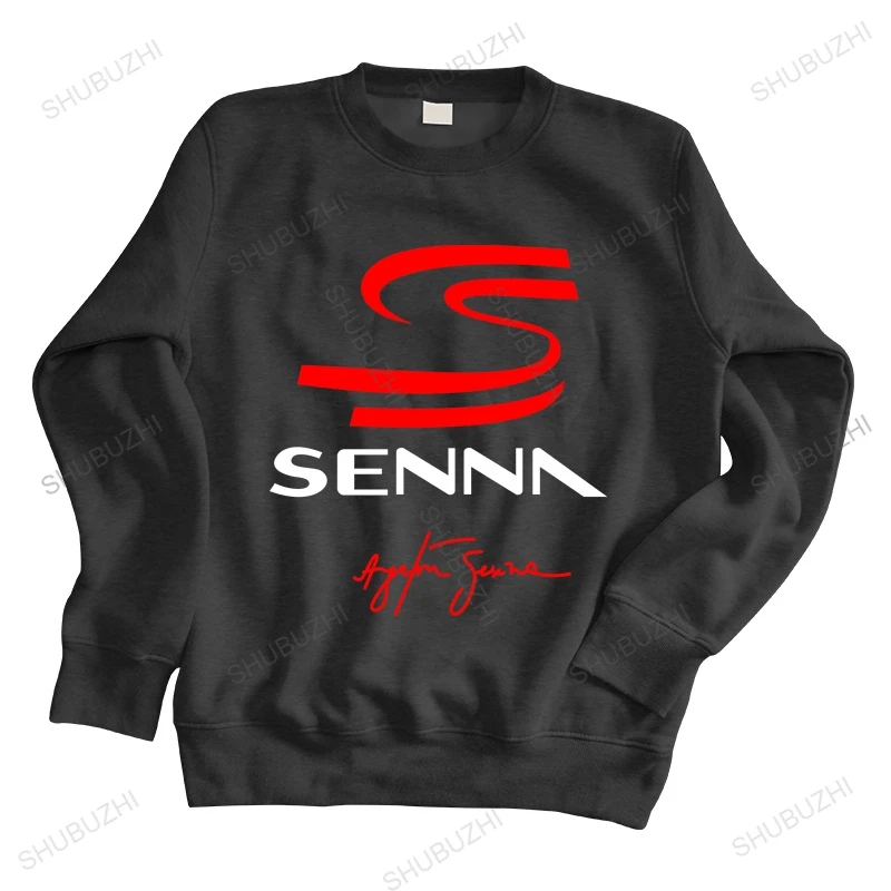 

Men streetwear sweatshirt autumn Style Ayrton Senna Brazilian Car Racer Legend brand hoodie drop shipping
