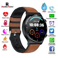 rollstimi 2022 new multifunctional smart watch mens full touch screen ecgppg body temperature wireless charger smart watch men