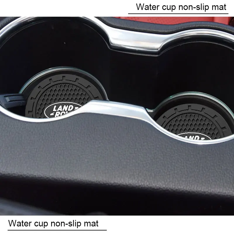 2 шт. Автомобильный логотип подстаканник силиконовые подставки для Land Rover Discovery 3 4