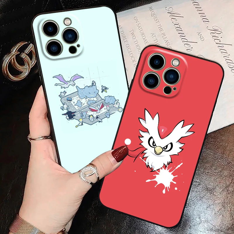 

Pokemon Pikachu Phone Case For Funda iPhone 11 13 Pro Max 12 Mini X XR XS SE 2020 5 6 6s 7 8 Plus Coque Celular Etui Carcasa