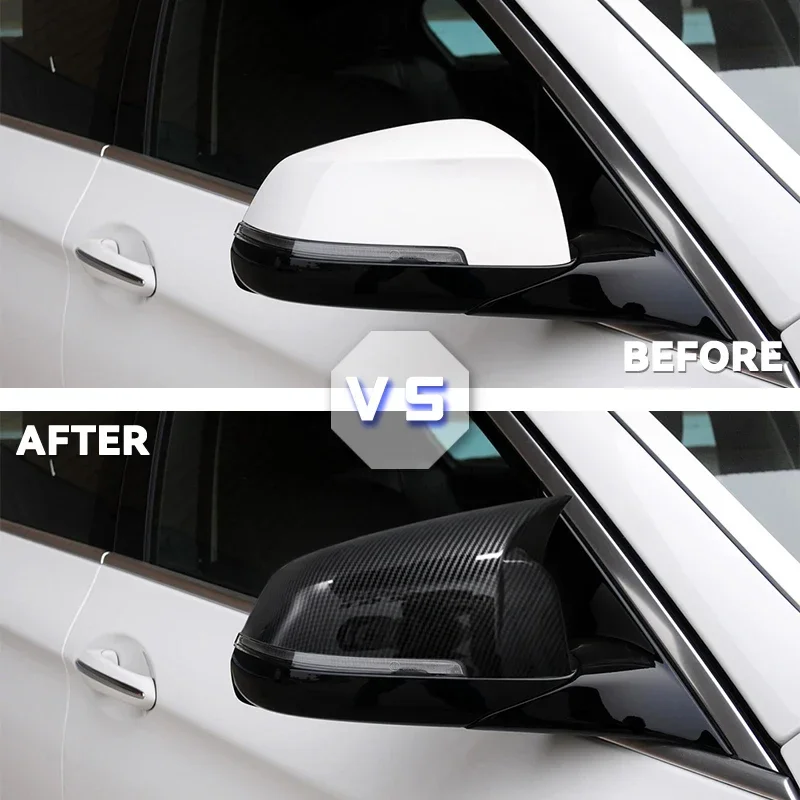 Боковая крышка зеркала заднего вида из углеродного волокна для BMW 5 6 7 серии F10 F11 F18