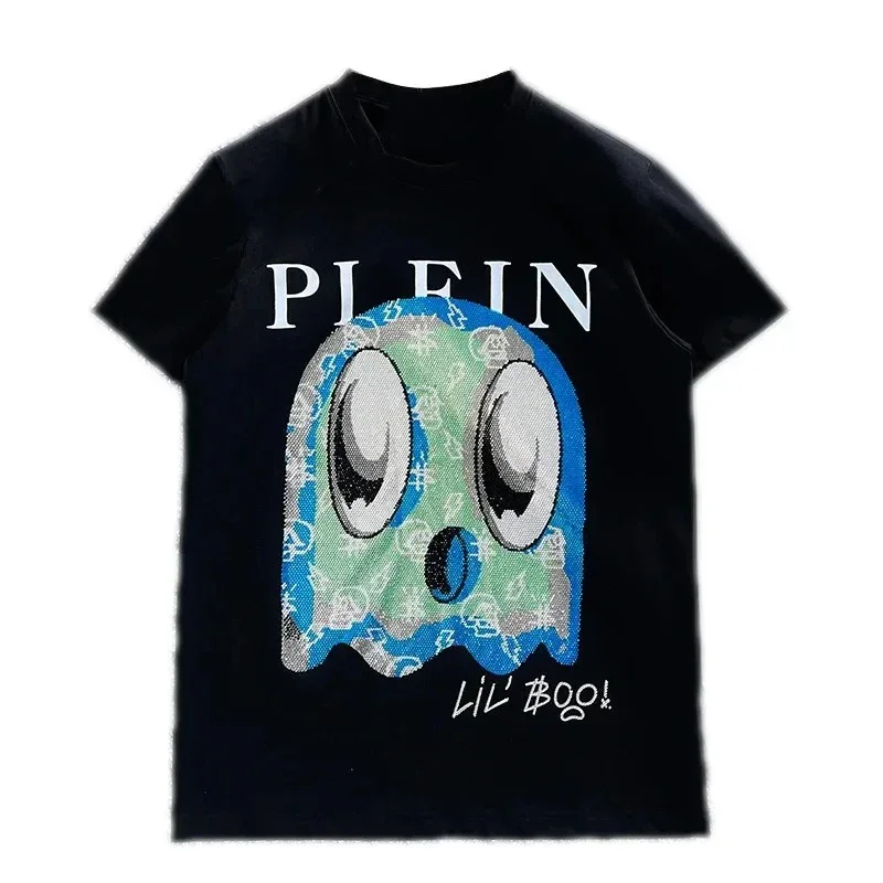 Футболка мужская с кристаллами коротким рукавом