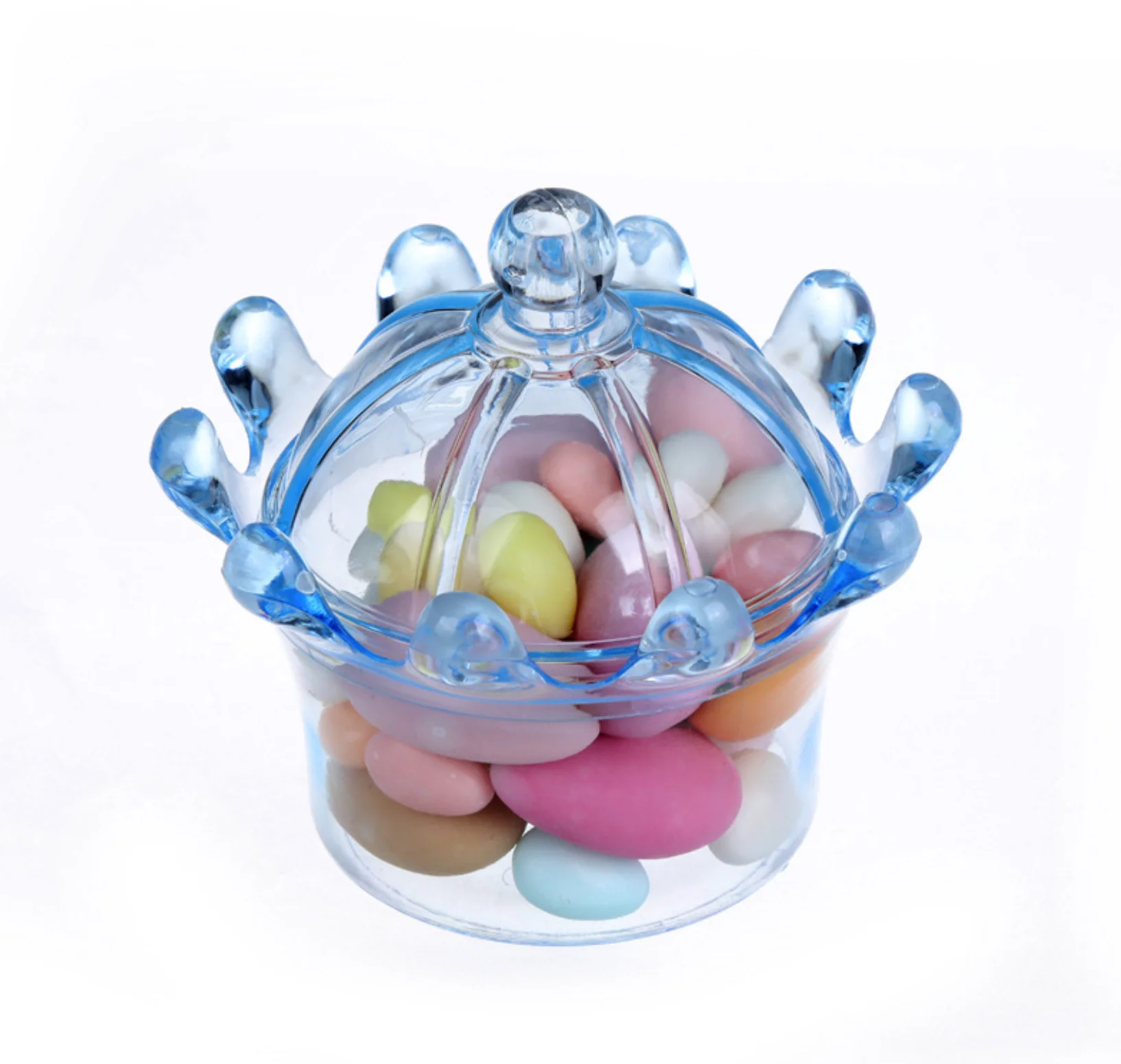 

Candy Package Box Crown Pineapple Rhinestone Plastic Transparent Containers Household Gadgets,1Yc29811