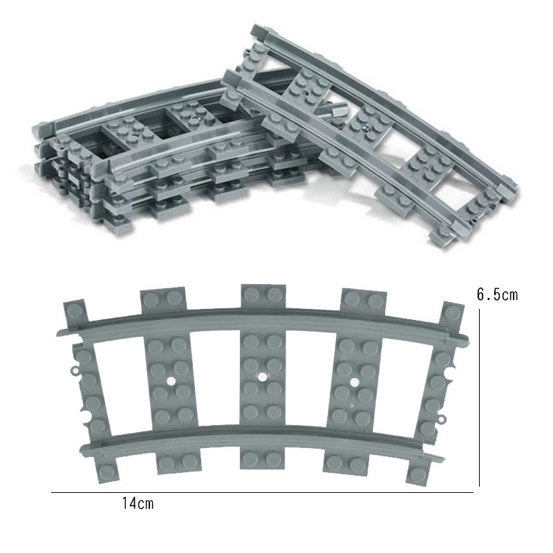 1 шт. набор строительных блоков для железной дороги | Игрушки и хобби