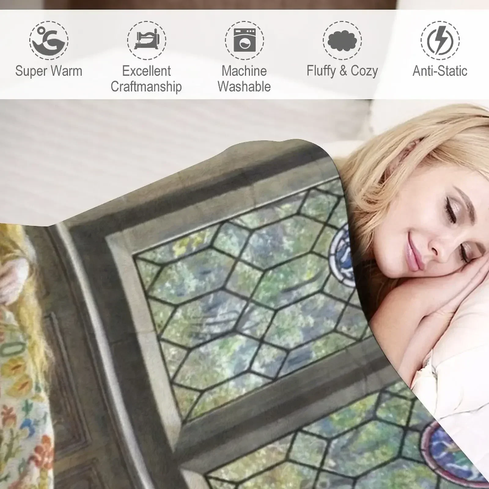 Спящая красавица - Джон Колье 1921 г. плед пушистые термобелье для путешествий