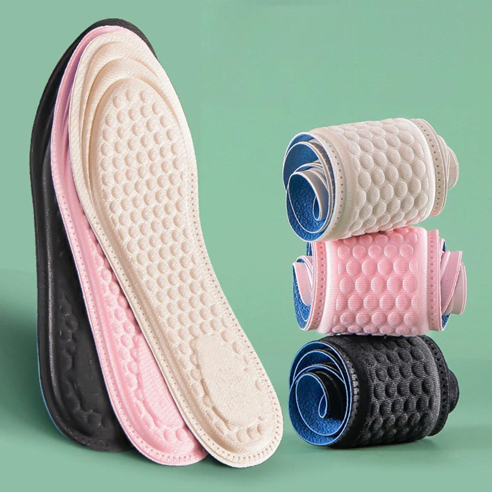 

Elastic Sport Insoles for Shoes Men Women Breathable Massage Sport Insole Feet Sweat-absorbing Shoe Sole Running Accessories