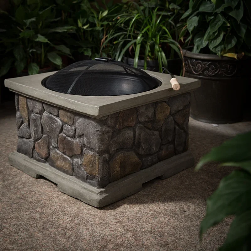 Садовая плита для внутреннего дворика уличная духовка домашний угольный гриль