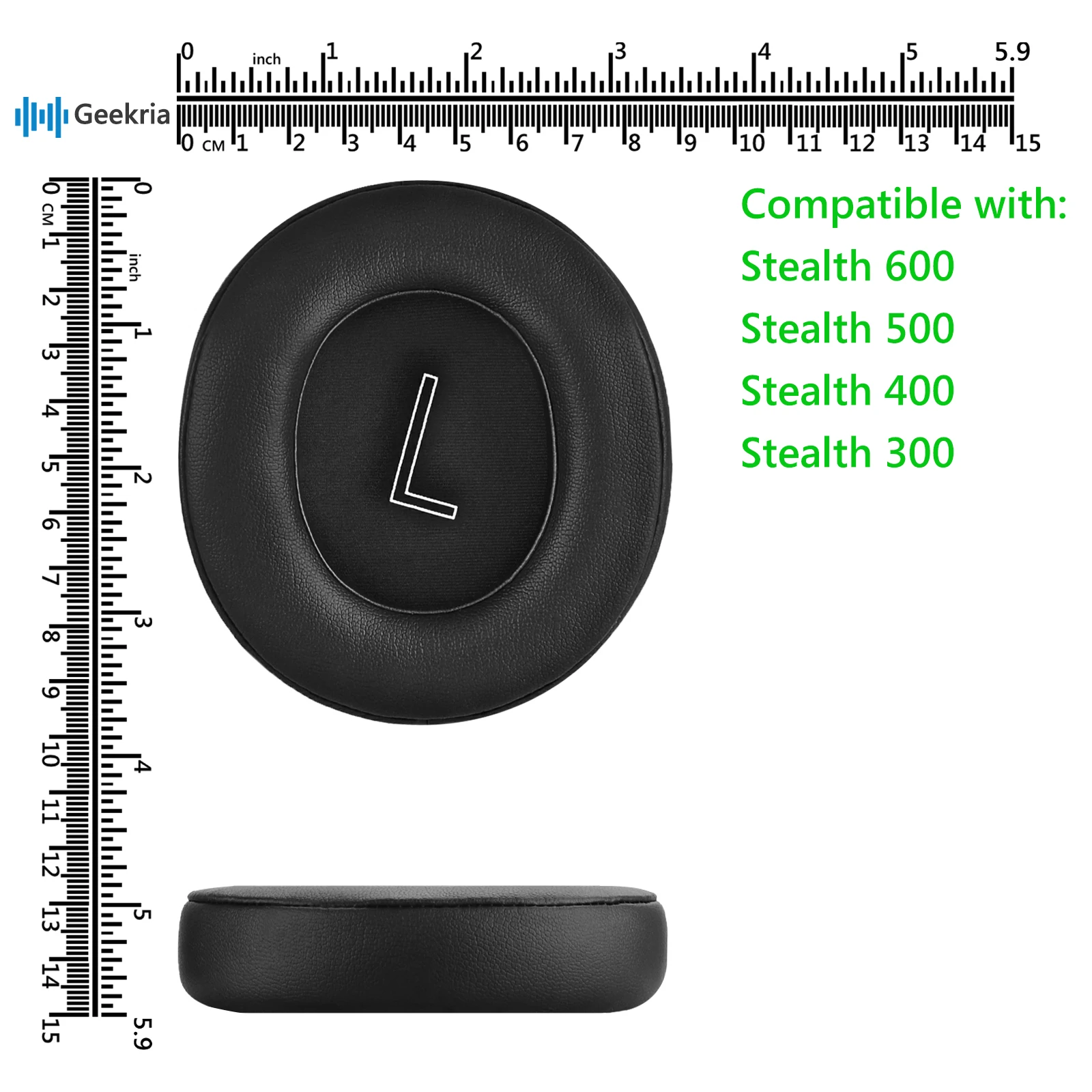 Сменные амбушюры Geekria QuickFit для черепахи