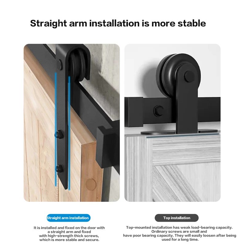 Демпфирующий буфер для двери сарая подвесная направляющая подвесное колесо