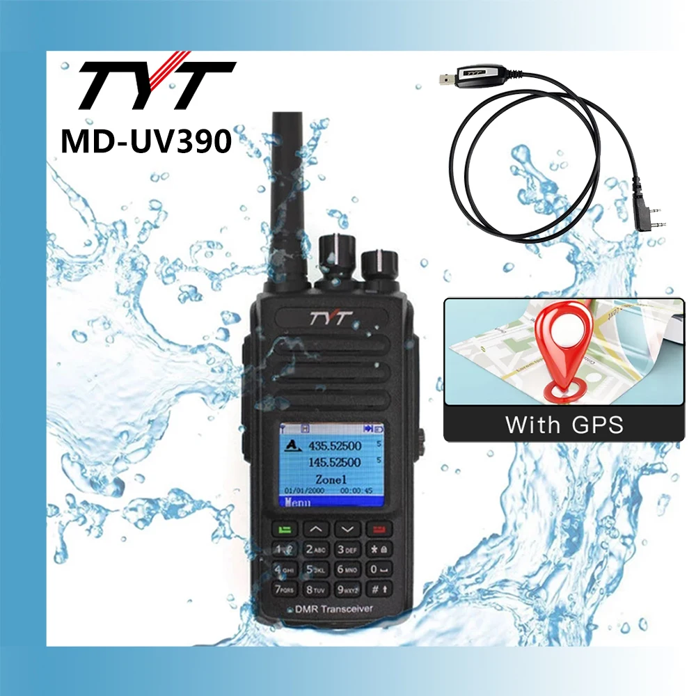 Радиостанция 390. TYT MD-uv390. TYT MD-uv390 DMR GPS. TYT MD-390 DMR. Рация цифровая TYT MD-uv390 DMR GPS.